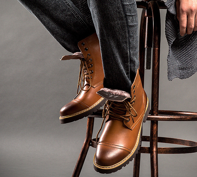 Men's Genuine Leather Martin Boot