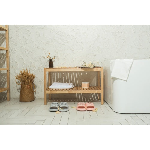 Shoe Bench-Birch, 3 Tier Sturdy Shoe Bench, Storage Shoe Organizer, Holds Up To 300lbs For Entryway Bedroom Living Room Balcony,natural