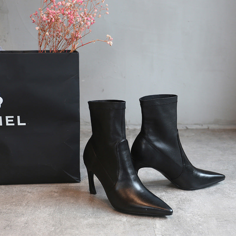Women's Genuine Leather Ankle Martin Boots