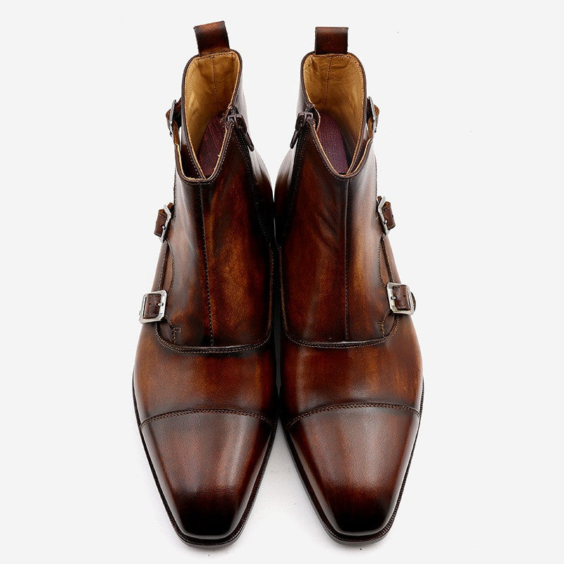 Handmade Leather Breathable Casual Shoes for Men